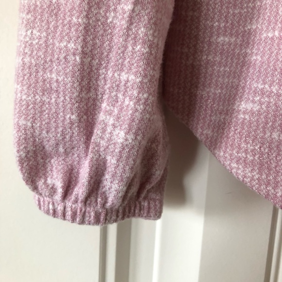 Kismet Heathered Pink Sweater, Size M - Picture 3 of 4